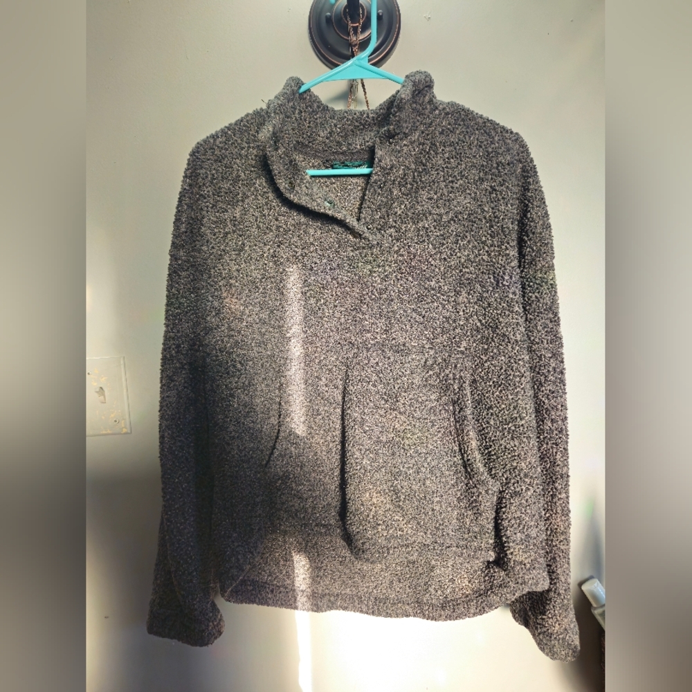 Grey fuzzy sweater